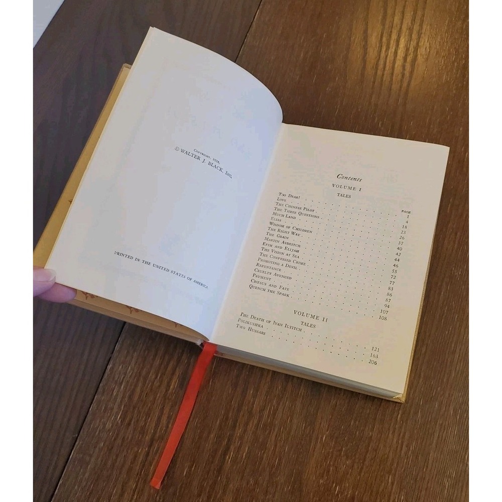 The Works of Leo Tolstoi -Black's Readers Service Book 1928 Gilt Hardcover 1 Vol - Picture 7 of 13
